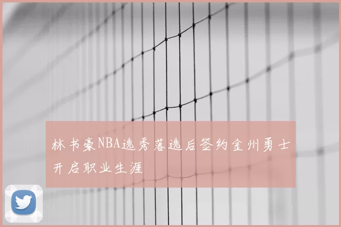 林书豪NBA选秀落选后签约金州勇士开启职业生涯